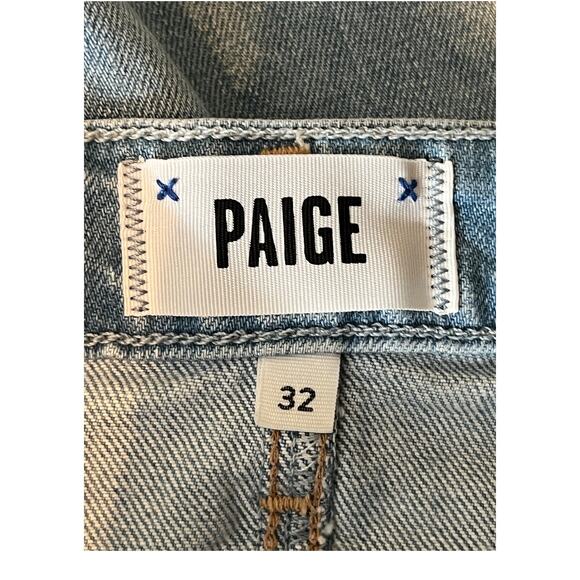 Paige shorts Noella relaxed cut off denim light blue size 32 - Picture 5 of 6